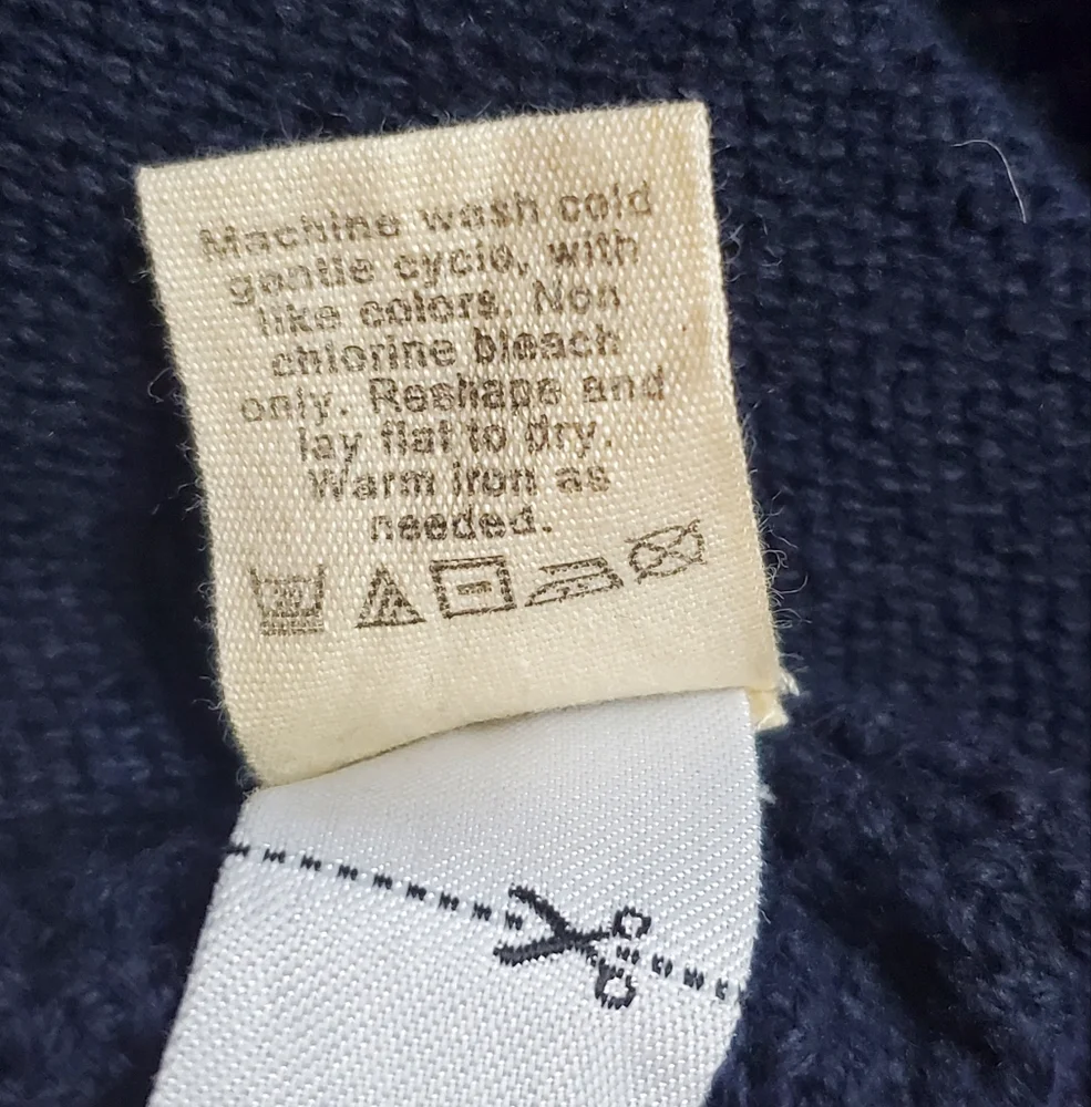 J.Crew Men's Navy Blue Open Cardigan Size Medium